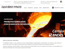 Tablet Screenshot of equilibriofitness.com.br